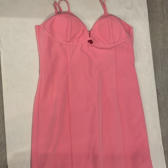 NWOT BARDOT TAILORED MIDI DRESS IN PINK SORBT Size 12/XL - Picture 9 of 14